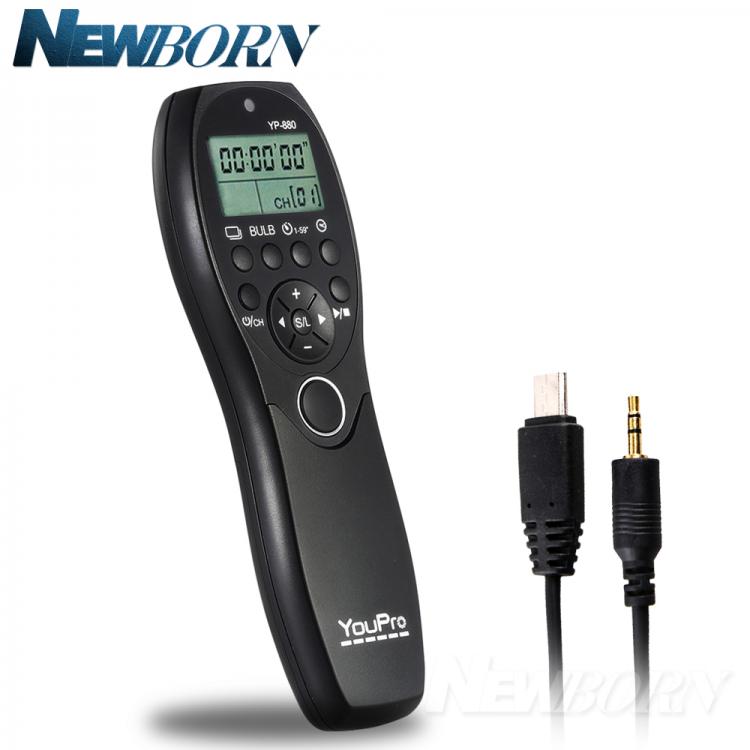 all in one place אביזרים YouPro YP-880 S2 Camera Wired Shutter Release Timer Remote Control LCD Display for Sony A58 NEX-3NL A7 A7R A3000 A5000 A6000