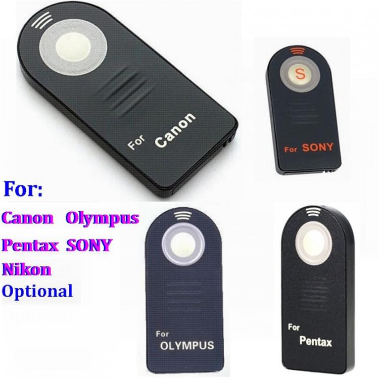 all in one place אביזרים 200pcs camera Wireless Lithium IR Remote Control DSLR SLR For Canon sony olympus pentax Nikon optional