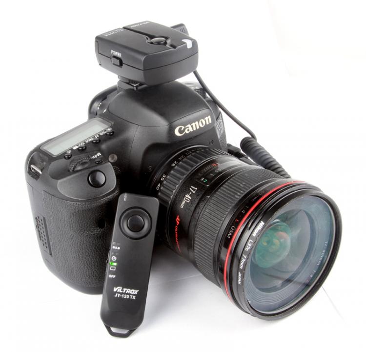 all in one place אביזרים For Canon EOS 5D 6D 7D 7DII 5D3 5D Mark4  5D4 5DS 5DSR 1DXII SLR 2.4GHz Wireless Remote Shutter Release