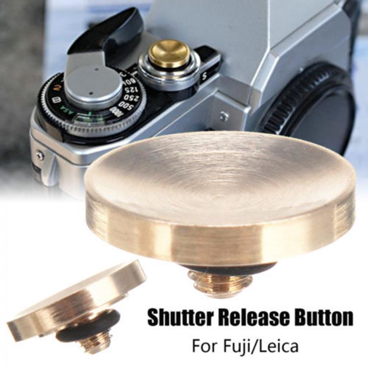 all in one place אביזרים 1Pcs For Fuji FujiFilm X100F X E3 XT2 XT10 XT20 X-T30 Replacement Durable Brass Shutter Release Button Camera Accessories
