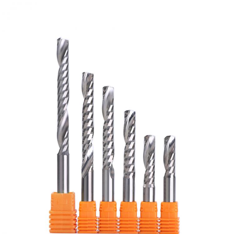 all in one place כלי עבודה 5pcs Shank 4mm 5mm 6mm 8mm 1/8" High Quality Carbide CNC Router Bits One Single Flute End Mill Tools Milling Cutter CEL 17-62