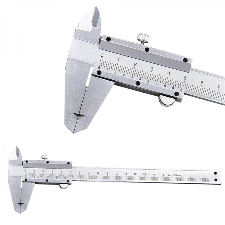 all in one place כלי עבודה Vernier Caliper 6" 0-150mm 0.02mm Metal Calipers Gauge Micrometer Measuring Tools