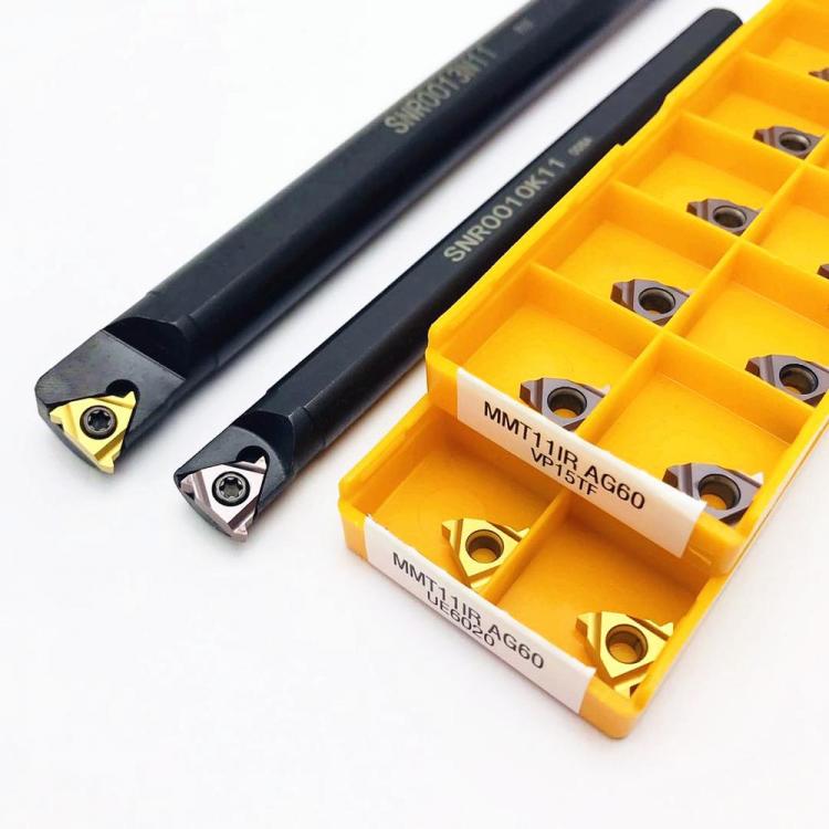 all in one place כלי עבודה SNR0008K11 SNR0010K11 SNR0012M11 SNR0013N11 SNR0016Q11 Internal thread turning tool holder +10PCS MMT11IR AG60 carbide insertSNR
