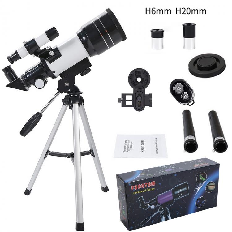 all in one place כלי עבודה Astronomical Telescope 30070 Refractor Telescope Moon Watching for Astronomy Beginners 15X 50X Lens with Finder Scope Telescopio