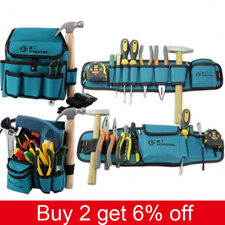 all in one place כלי עבודה Oxford Cloth Waterproof Electrician Tool Bag Multifunctional Tool Storage Toolkit Multi-Purpose Canvas Roll Up Bag Organizer