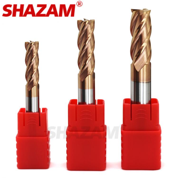 all in one place כלי עבודה Milling Cutter Alloy Coating Tungsten Steel Tool Cnc Maching Hrc55 Endmill SHAZAM Top  Milling Cutter Kit Milling Machine Tools