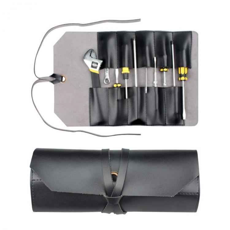 all in one place כלי עבודה Leather Big Tool Roll Up Bag Portable Carry on Pouch Storage Woodworking Tools Organizer Bicycle Repair Tool Kit Bag