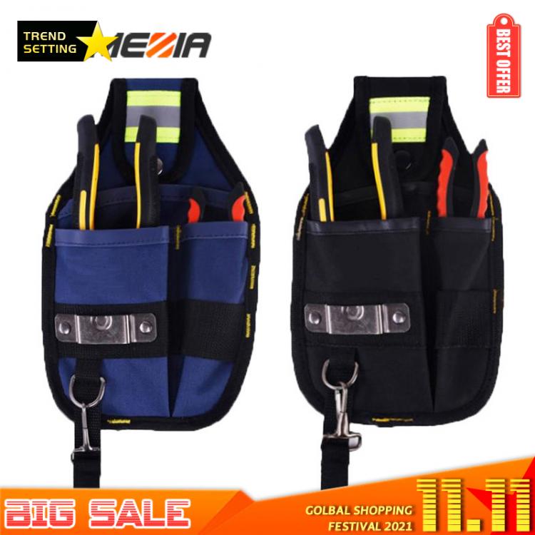 all in one place כלי עבודה LAMEZIA Strong Waterproof Oxford Cloth And Thicken Wear Design Electrician Wide Tool Tools Bag Belt Holder Kit Pockets