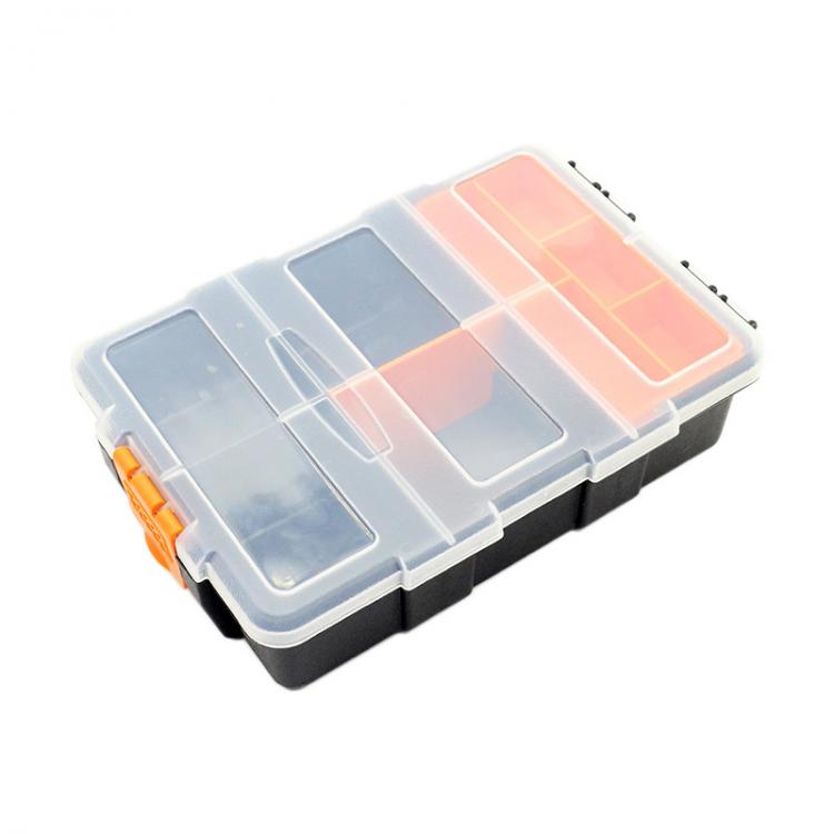 all in one place כלי עבודה Plastic parts box packing  tool   bait  hardware fittings  frosted plastic screw receive a case