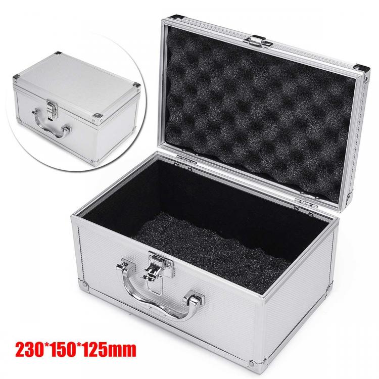 all in one place כלי עבודה 230x150x125mm Tool Case Aluminum Alloy Hard Box Portable Safety Equipment Instrument Case Display Suitcase Hardware Tool Case