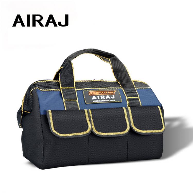 all in one place כלי עבודה AIRAJ 13 in Tool Bag, Large Capacity Top Opening Tool Kit, Simple Tool Storage Bag For Electrician Woodworking Fitters