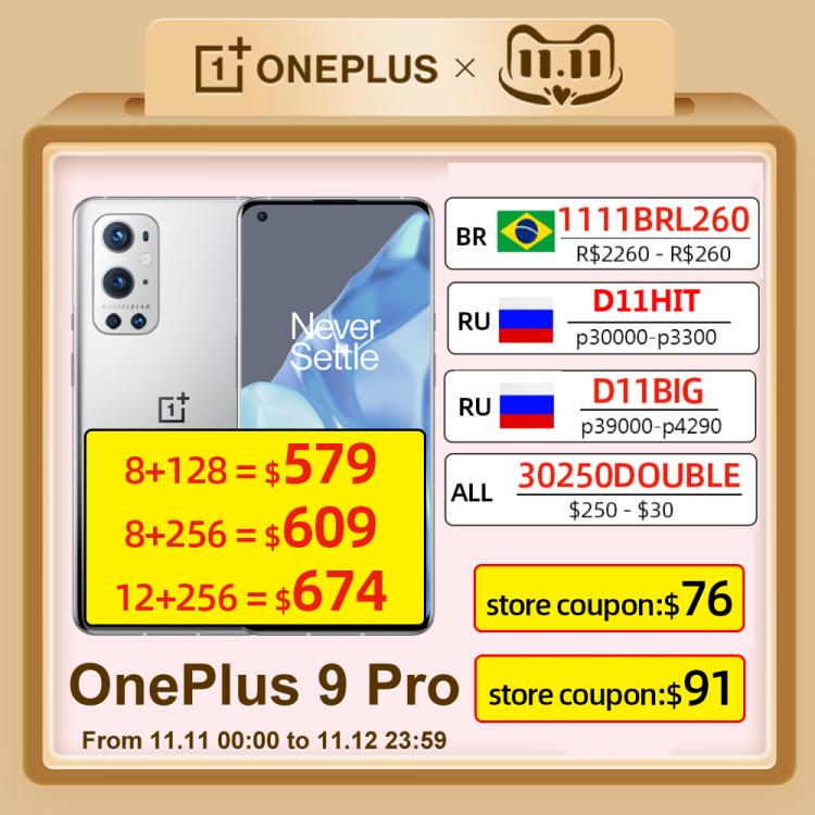 all in one place טלפונים סלולרים Global Rom OnePlus 9 Pro 5G Smartphone Snapdragon 888 120Hz Fluid Display 2.0 Hasselblad 50MP Ultra-Wide Oneplus 9pro Phone
