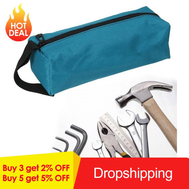 all in one place כלי עבודה Multifunctional Tool Bag Case Oxford Canvas Waterproof Storage Hand Tool Bag Screws Nails Drill Bit Metal Parts Organizer Pouch