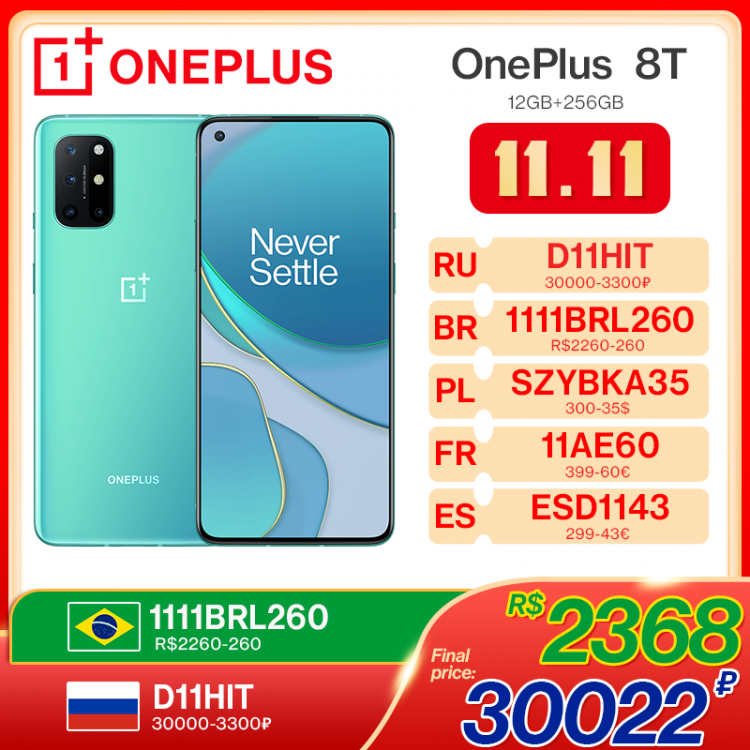 all in one place טלפונים סלולרים Global Version OnePlus 8T 8 T Snapdragon 865 5G Smartphone 12GB 256GB 120Hz Fluid Display  Warp Charge 65 OnePlus Official Store