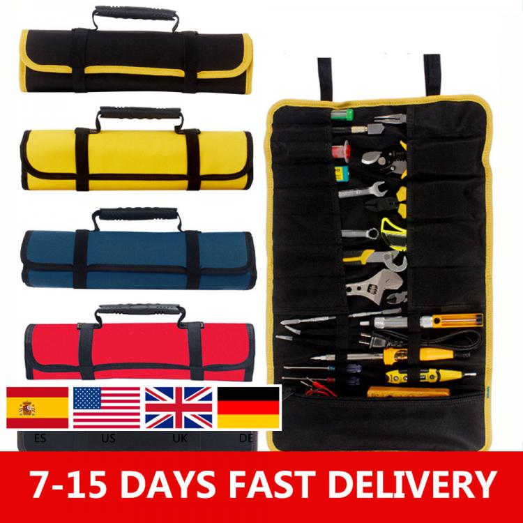 all in one place כלי עבודה Multifunction Tool Bags Oxford Canvas Practical Carrying Chisel Electrician Handles Roller Bags Toolkit Instrument Case