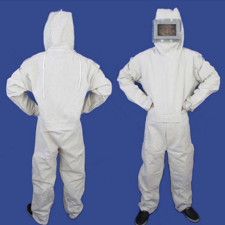all in one place כלי עבודה Sandblasting suit protective clothing, one-piece hood, paint sanding coat, full body protection, labor insurance safety clothing