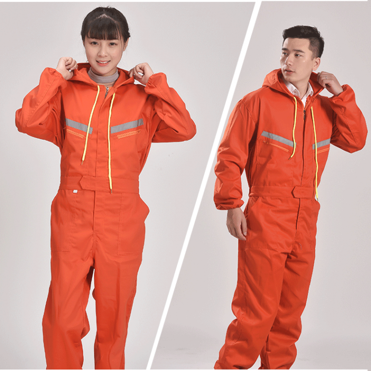 all in one place כלי עבודה Working Hooded Coveralls Raincoat Overalls Dust-proof Paint Spray clothing Hood Protective safety Reflective Work clothes