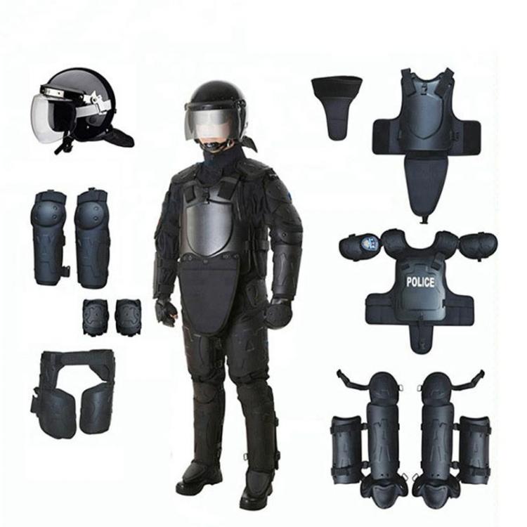 all in one place כלי עבודה black matte high impact Resistant Training Security Helmet protective equipment full body armor Anti riot protection suit