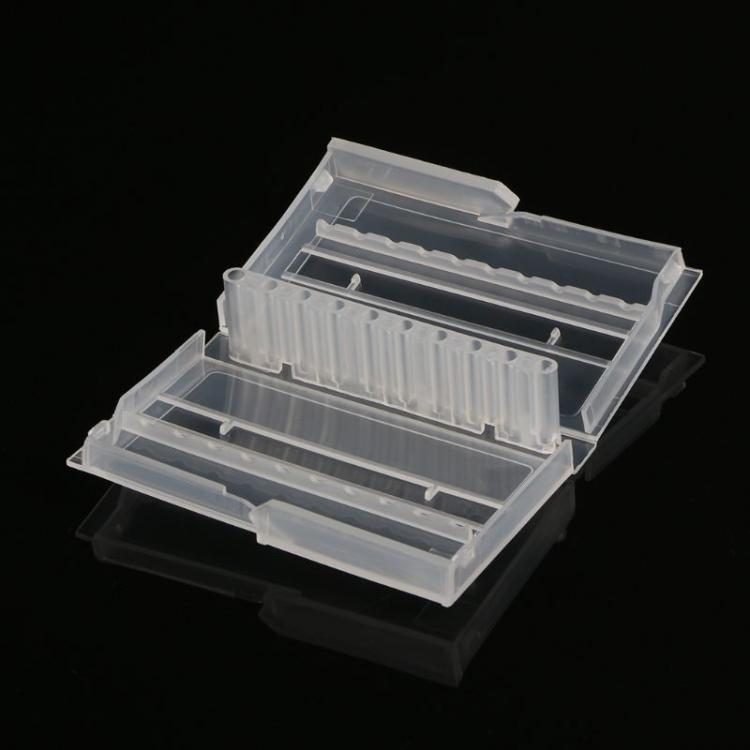 all in one place כלי עבודה 10 Holes Nail Drill Bit Case Plastic Empty Storage Box Milling Cutters Holder