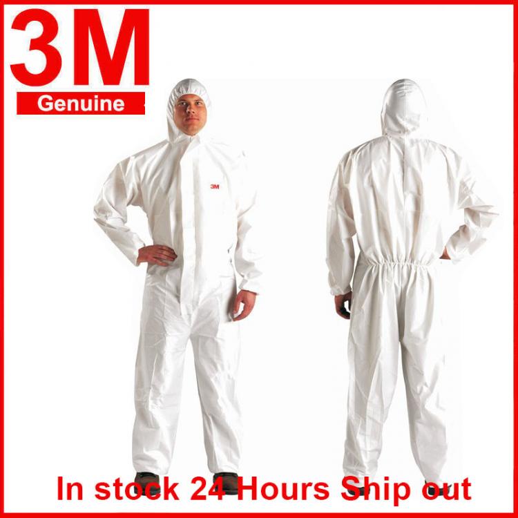 all in one place כלי עבודה 3M 4510 Clothing Chemical Disposable Protective Coverall Safety Work Wear size M/L/XL/XXL white color