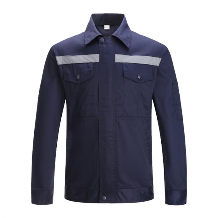 all in one place כלי עבודה Long Sleeve Work Uniforms Top Work Jacket Navy Blue Work wear Mechanic