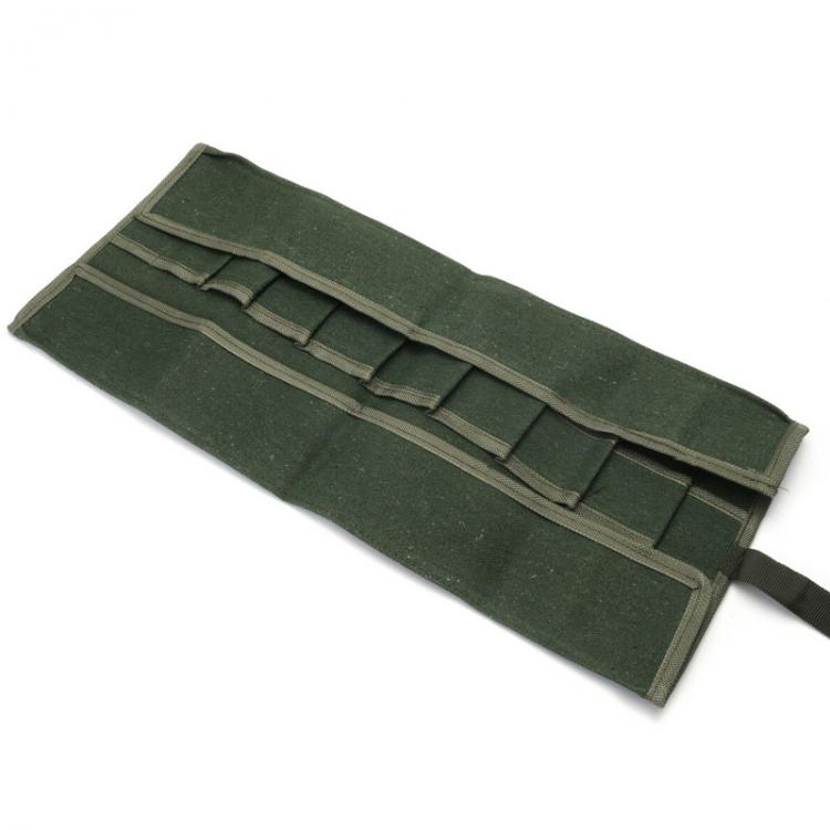 all in one place כלי עבודה Green Japanese Bonsai Tools Storage Package Roll Bag Garden Repair Tool Pliers Scissors Canvas Tool Case Durable