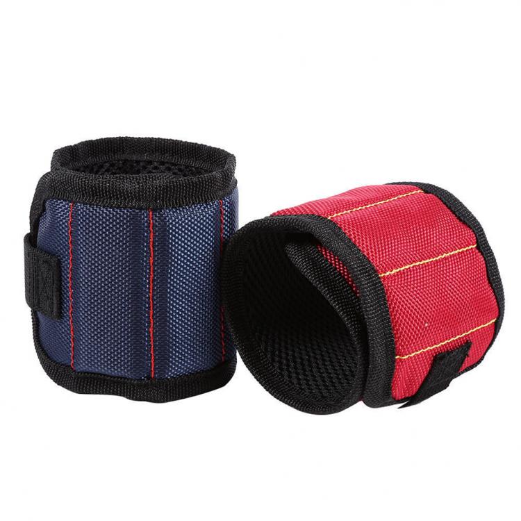 all in one place כלי עבודה Strong Magnetic Wristband Bracelet Portable Tool Bag For Holding Screws Nails Drill Bits Tool Wrist Belt Magnetic Wristband