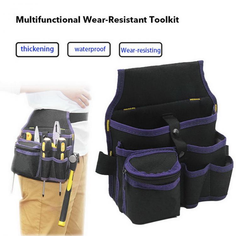 all in one place כלי עבודה Tool bag Belt Waist Pocket Case High Capacity Tool Storage Bags Waist Pocket Electrician Tool Organizer Bag Carrying Tool Pouch