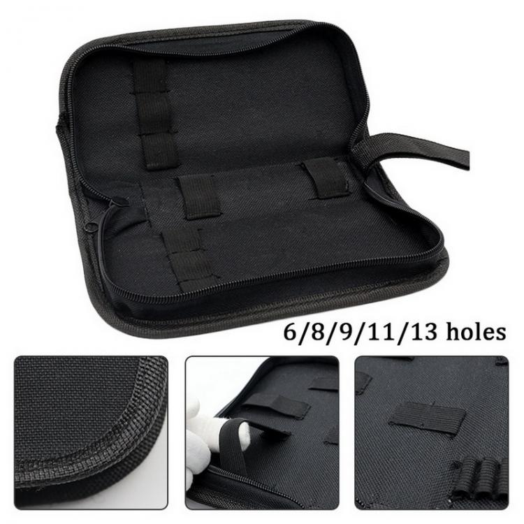 all in one place כלי עבודה Black Multi-functional Canvas Watch Repair Portable Tool Bag Zipper Storage Tool Zipper Organizer Tool Part Storage Bag