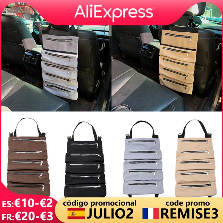 all in one place כלי עבודה Canvas Foldable Roll Pack Tool Bag Suspension Multi-function Car Hanging Electrician Tool Storage Bag Box Repair Tools Waist Bag