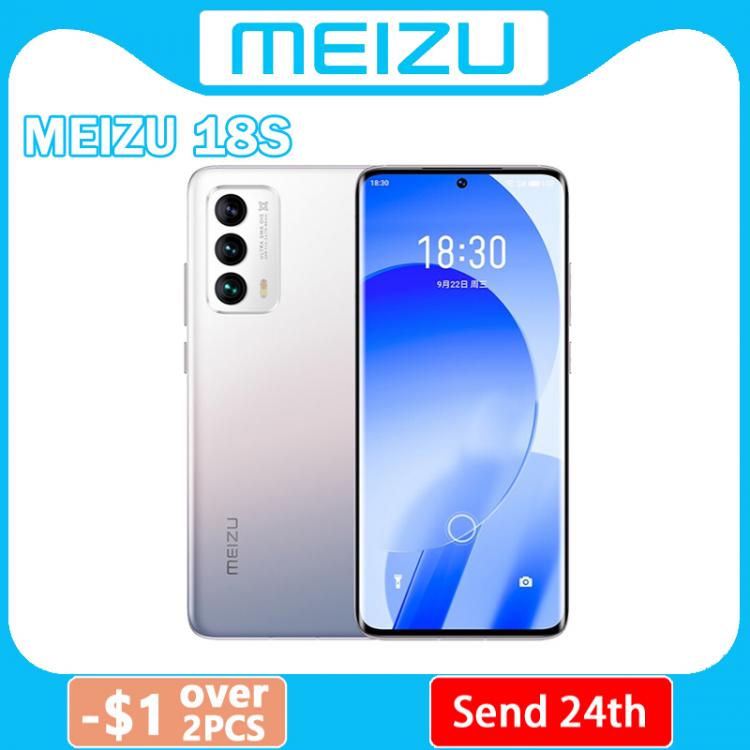 all in one place טלפונים סלולרים New Original Meizu 18S 5G Mobile Phone 6.2 Inches Super AMOLED 120Hz 8G+128G Snapdragon 888+ Android 11 4000 mAh NFC Smartphone