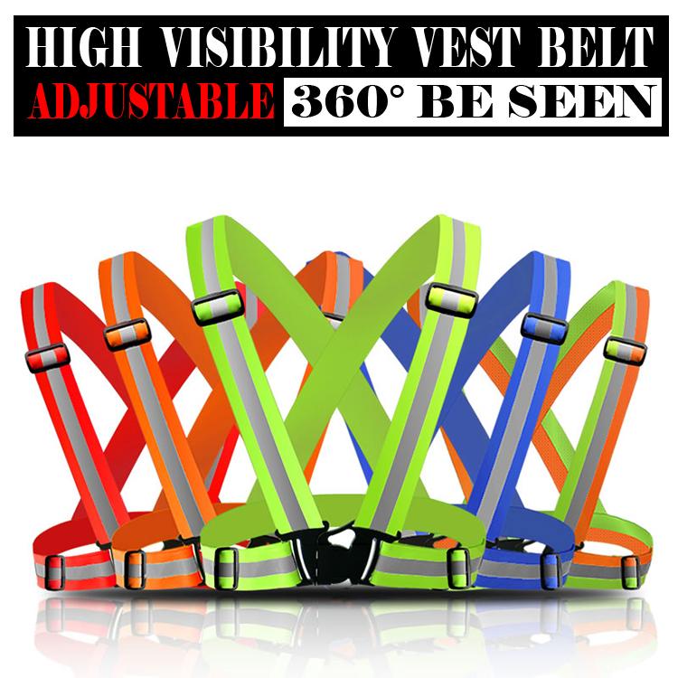 all in one place כלי עבודה Reflective Safety Vest belt Strips for Construction Traffic Warehouse Security Reflective Strips  for outdoor working  running