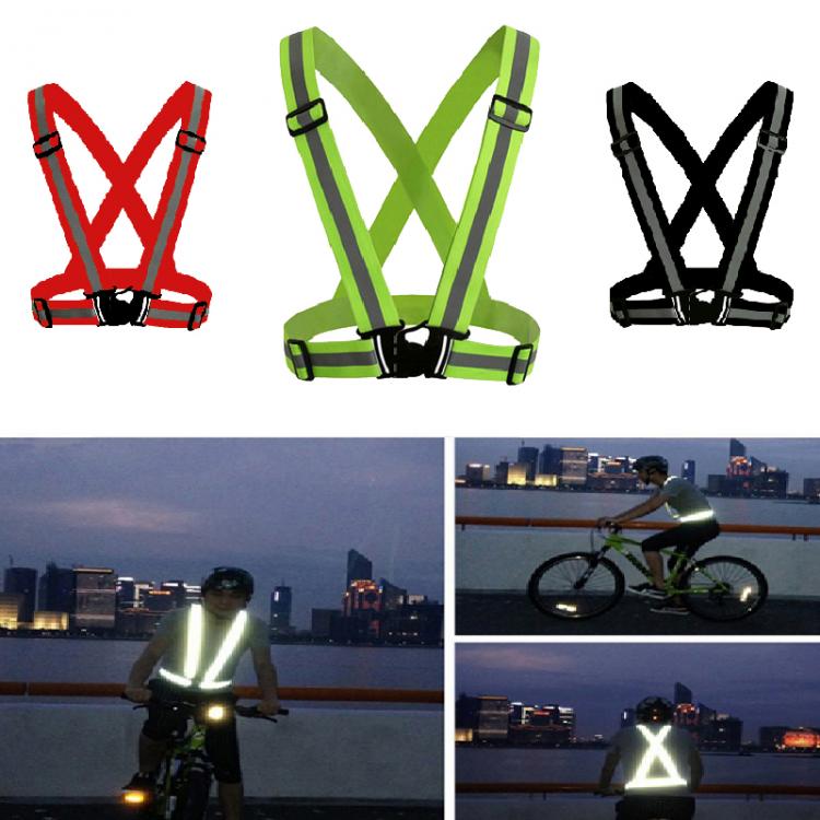 all in one place כלי עבודה Reflective Vest High Visibility Unisex Outdoor Running Cycling Safety Vest Adjustable Elastic Strap Fluorescence Work Wholesale