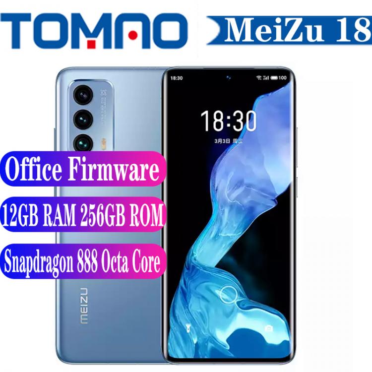 all in one place טלפונים סלולרים Original Official New Meizu 18 5G Smartphone 120Hz 8GB 12GB RAM 128GB 256GB ROM Snapdragon 888 6.2" 4000mAh 36W 64MP Rear cam