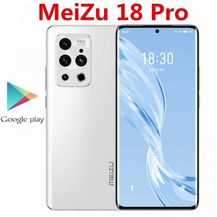 all in one place טלפונים סלולרים Original Meizu 18 Pro 5G Mobile Phone 6.7" 120HZ 12GB RAM 256GB ROM 50.0MP+44.0MP+32.0MP+8.0MP Snapdragon 888 40W Charger 2 S
