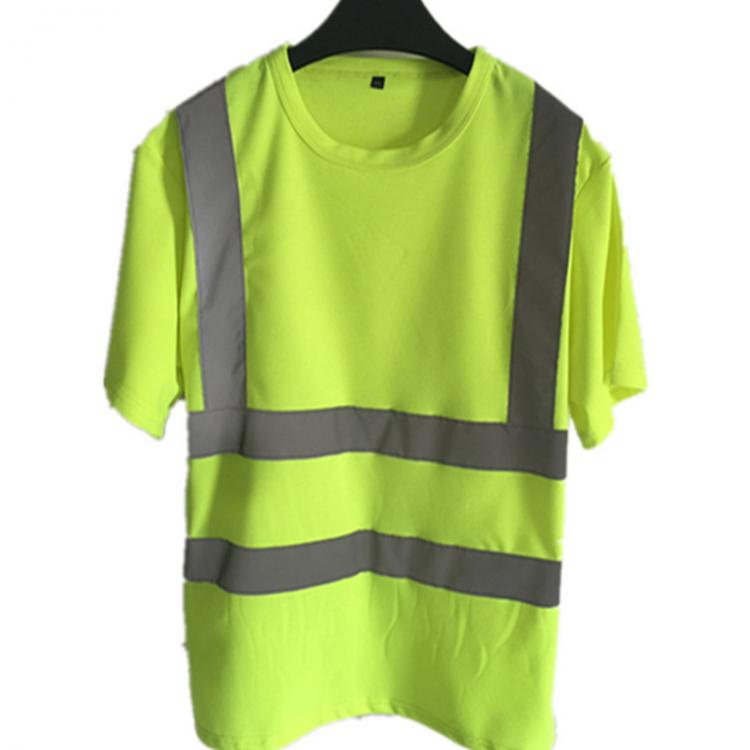 all in one place כלי עבודה Summer Reflective T-shirt Large Size Building Construction Road Sanitation Work Safety Clothing Quick-drying fabric