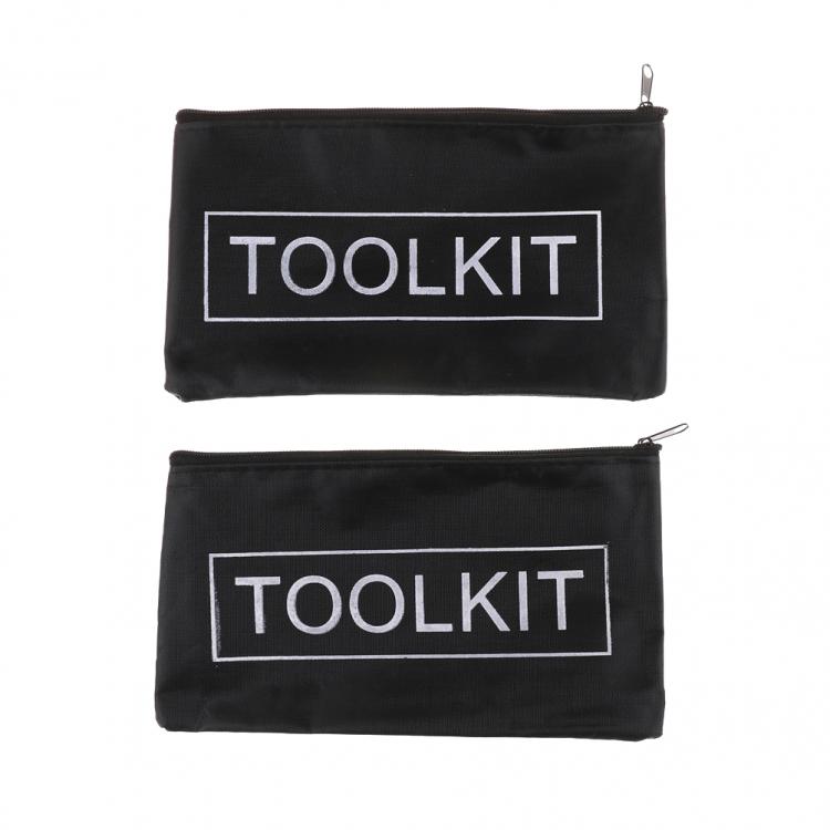 all in one place כלי עבודה 2 * Tool Kit Bag Waterproof Tool Kit Bag Oxford Cloth Tool Bag Zipper Storage Instrument Case