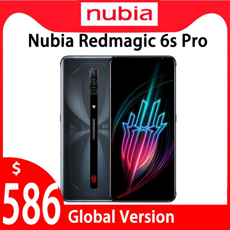 all in one place טלפונים סלולרים DHL Free  NUBIA Red Magic 6S Pro 5G Gaming SmartPhone 6.8'' 165Hz AMOLED Snapdragon 888+ Octa Core 64M Triple Camera WIF