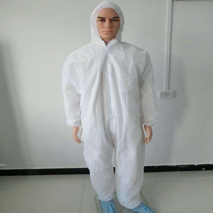 all in one place כלי עבודה Breathable Dustproof Sanitary Protection Jumpsuit Hazmat Suit Zip Isolation Protective Coveralls Disposable Safety Clothing
