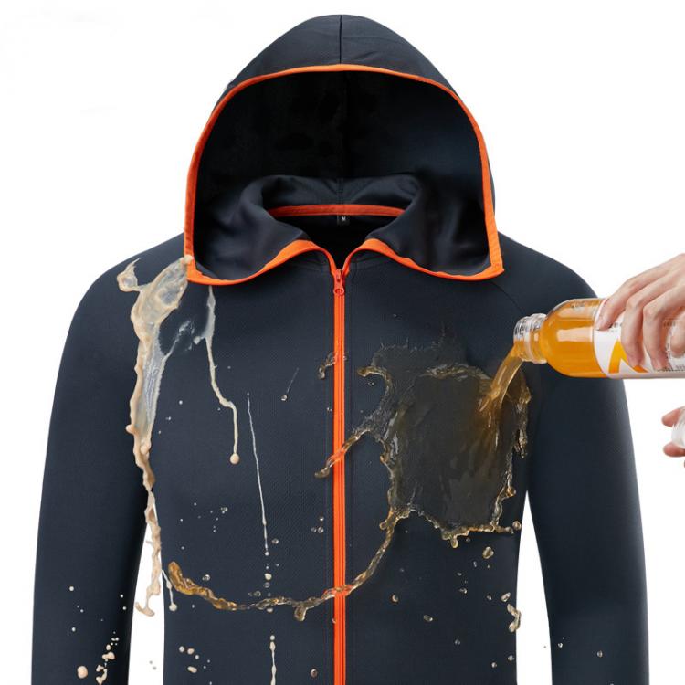all in one place כלי עבודה Outdoor Fishing Camping Hiking Protective safety Clothing Hooded Jacket Waterproof Anti-Fouling Quick Drying Hydrophobic ice Sil