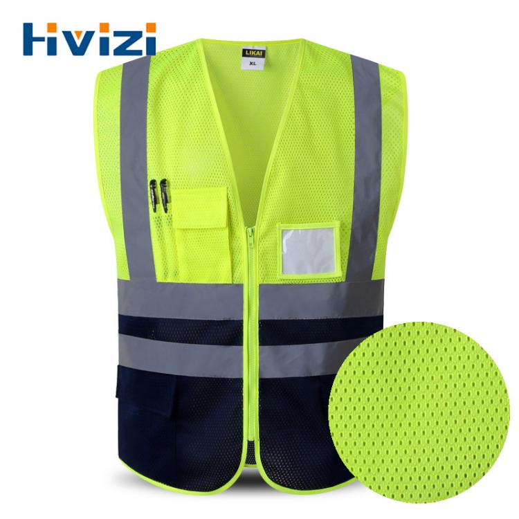 all in one place כלי עבודה Hi Vis Workwear Jakcet High Visibility Mesh Reflective Safety Vest Logo Printing Free Shipping
