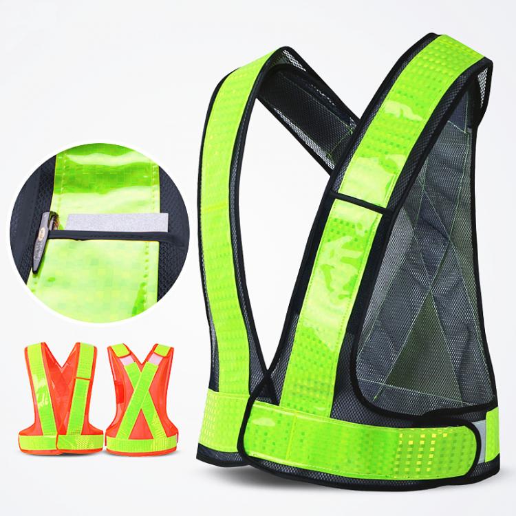 all in one place כלי עבודה Universal V Shape Reflective Safety Vest High Visibility Safe Waistcoat Traffic Construction Worker Protective Clothes Free Logo