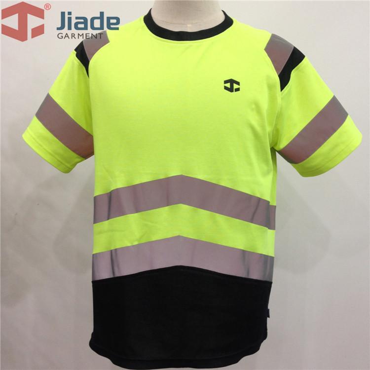 all in one place כלי עבודה Jiade Adult High Visibility T-shirt Short T-shirt Men's Work ReflectiveT-shirt EN471 shirt  ANSI shirt free shipping