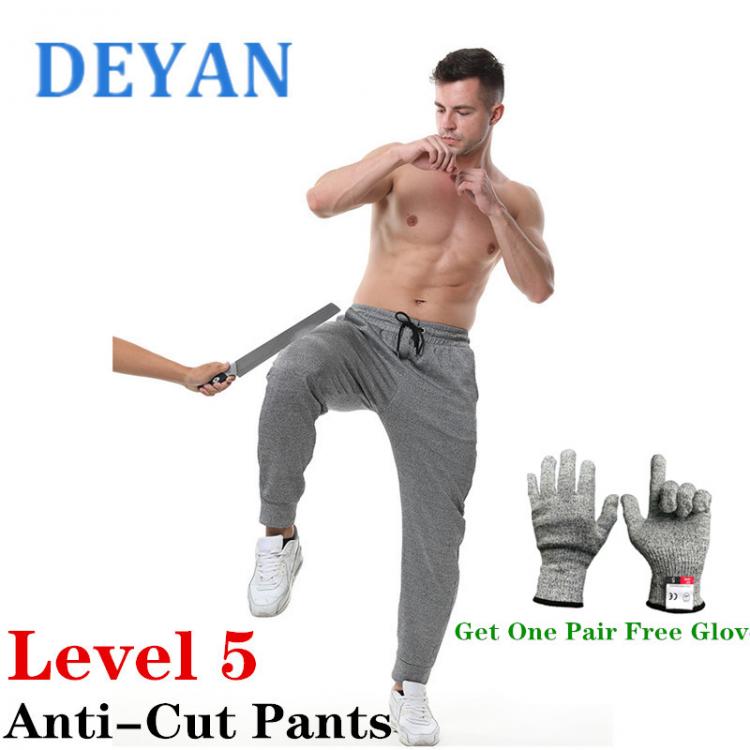 all in one place כלי עבודה DEYAN Professional Level 5 Anti Cut Pants Men's Anti Stab Work Clothing Outdoor Cut Proof Security Clothes For Self Defense