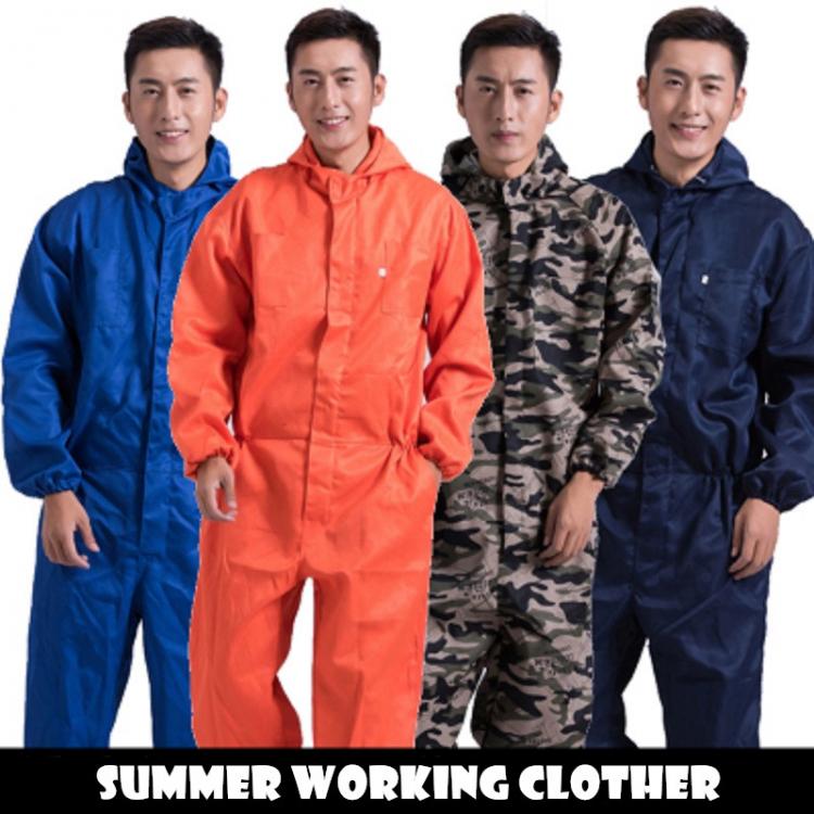 all in one place כלי עבודה Working Safety Garment for Men Women Hooded Anti-dust Reflective Strip Clothing Suit Mechanic Repairmen Paint Spraying