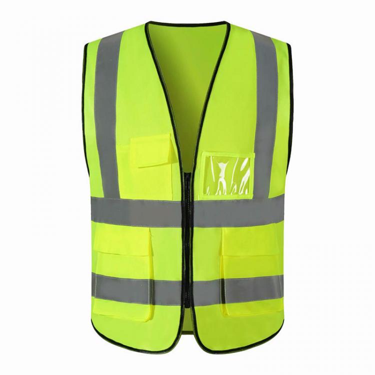 all in one place כלי עבודה Reflective High Visibility Safety Vest for Men Women Running Biking Home Construction Security Traffic Emergency Workers Vest