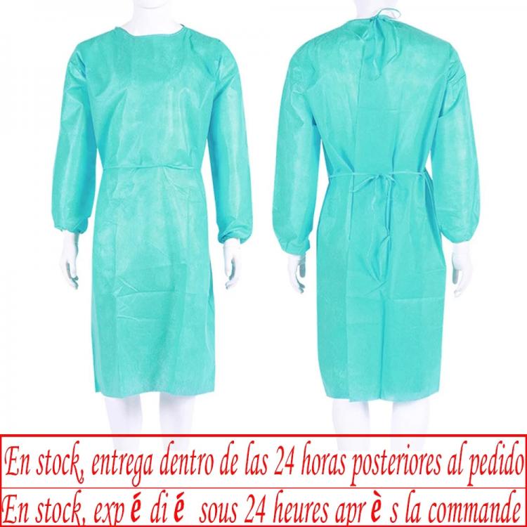 all in one place כלי עבודה 10pcs＆100pcs Disposable isolation suit non-woven safety suit green overalls laboratory protective suit