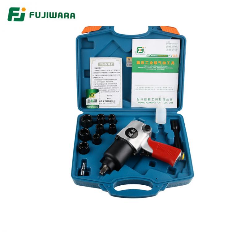 all in one place כלי עבודה FUJIWARA 1280t 1/2'' 650N.M Pneumatic Wrench Industrial Class Large Torque Pneumatic Tool Tyre Disassembly Torque Wrench