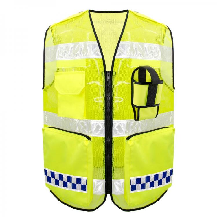 all in one place כלי עבודה ZUJA Yellow Mesh PVC Reflective Tape Safety High Visibility Tactical Vest