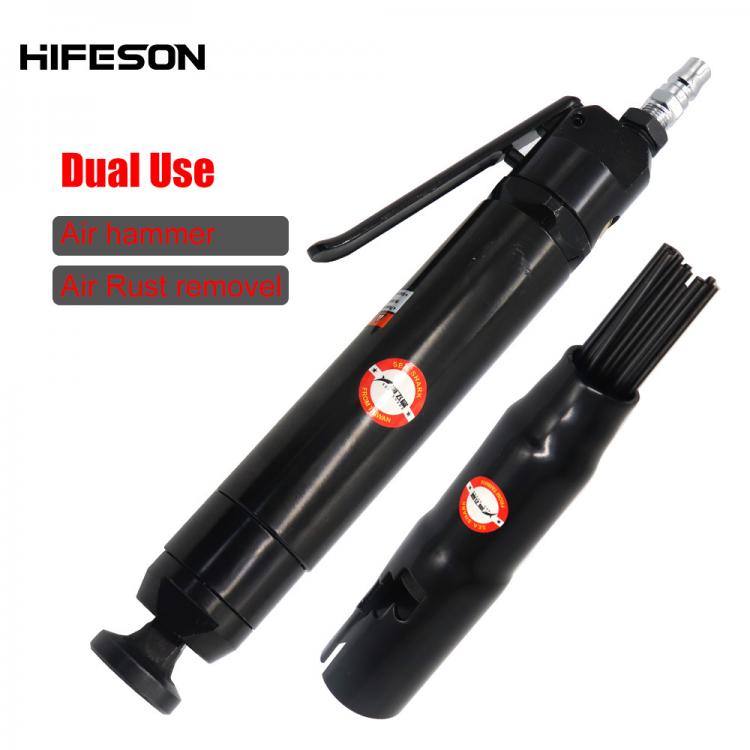 all in one place כלי עבודה Pneumatic Air Rust Removal & Hammer Gun Dual Use Needle Scalers Small Rust Remover Tools